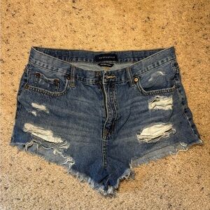 Aeropostale Women's Blue Denim Shorts